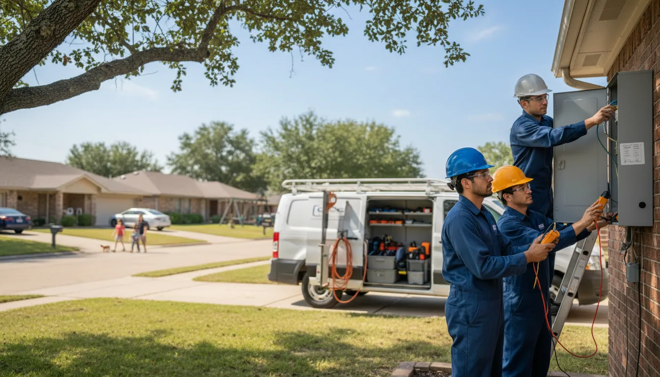 Certified electrician providing emergency electrical services in Marquette, IA